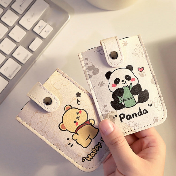 Pull-out Multi-card Slot ID Card Holder  Large Capacity Cartoon Card Bag, Color: Bear - Card & Passport Bags by PMC TechLife | Online Shopping South Africa | PMC TechLife