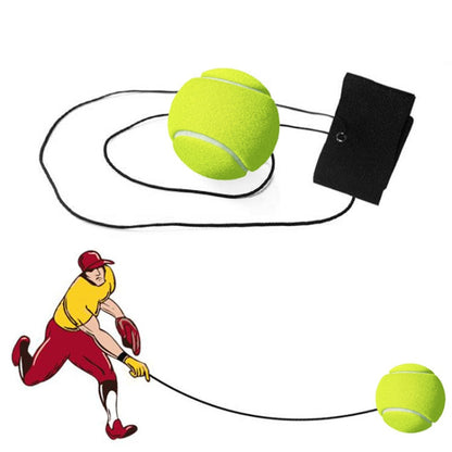 Tennis Model Wrist Elastic Ball Hand Grab Ball Toys With Wope Boomerang Ball Children Toys - Balls by PMC Jewellery | Online Shopping South Africa | PMC Jewellery