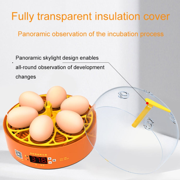 6-Eggs Small Household Experimental Children Smart Chicken Incubators, Spec: Automatic US Plug - Incubators by PMC TechLife | Online Shopping South Africa | PMC TechLife