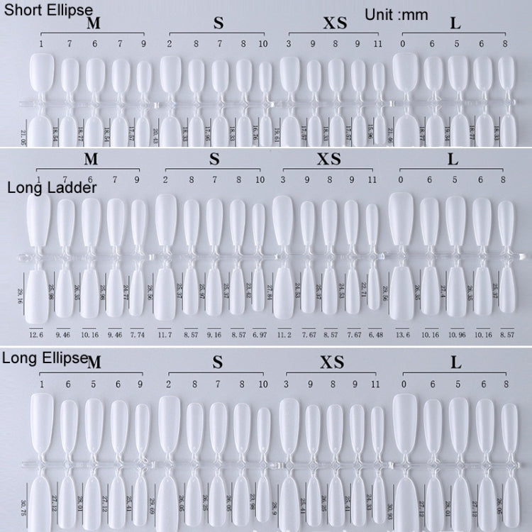 10pairs Of 100pcs/Box Frosted False Nails Artificial Tip, Shape: Ballet Nail L - free shipping - PMC Jewellery - Order now!