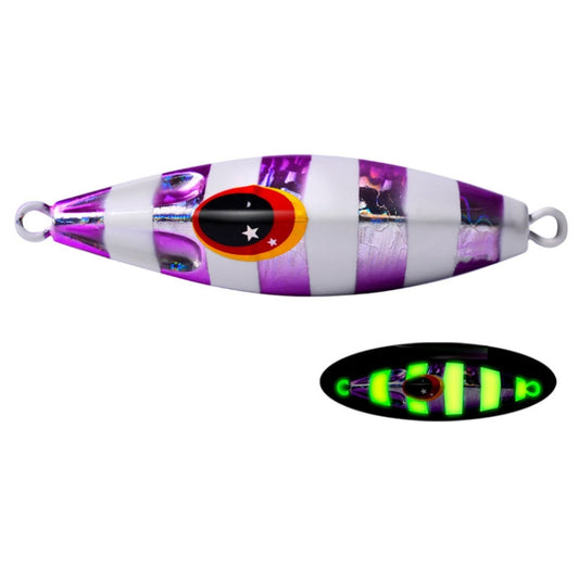 PROBEROS LF124 Deep Sea Iron Plate Lead Fish Fishing Lure Slow Sinking Rocking Luminous Boat Fishing Bait, Size: 30g(Color B) - Fishing Lures by PROBEROS | Online Shopping South Africa | PMC Jewellery | Buy Now Pay Later Mobicred