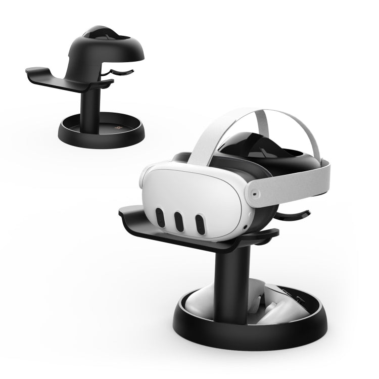 AMVR TYBP1 VR Desktop Storage Display Rack For Apple Vision Pro / Meta Quest 3 / Pico 4 / PlayStation VR 2(Black) - free shipping - PMC TechLife - Order now!