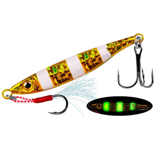 PROBEROS LF126 Long Casting Lead Fish Bait Freshwater Sea Fishing Fish Lures Sequins, Weight: 10g(Luminous Color A) - Fishing Lures by PROBEROS | Online Shopping South Africa | PMC Jewellery | Buy Now Pay Later Mobicred