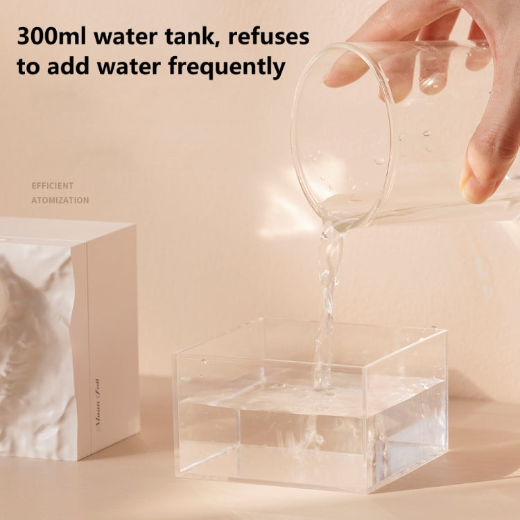 Moon Meteorite Mini Humidifier With Colorful Night Light(Pink) - free shipping - PMC TechLife - Order now!