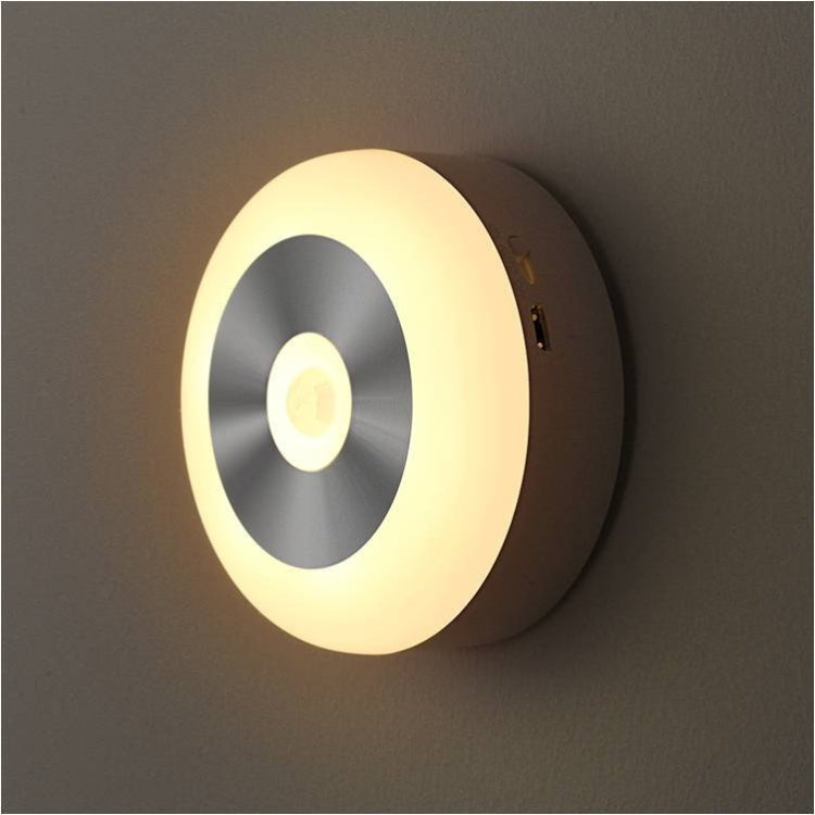 Smart Sensor Night Light Infrared Sensor Corridor Aisle Light, Spec: Charging Model(Warm White) - Sensor LED Lights by PMC TechLife | Online Shopping South Africa | PMC TechLife | Buy Now Pay Later Mobicred