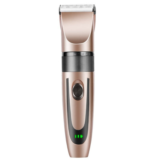 Rechargeable Hair Clipper Pet Shaver(Gold Black Pattern) - Electric Shavers by PMC Jewellery | Online Shopping South Africa | PMC Jewellery | Buy Now Pay Later Mobicred