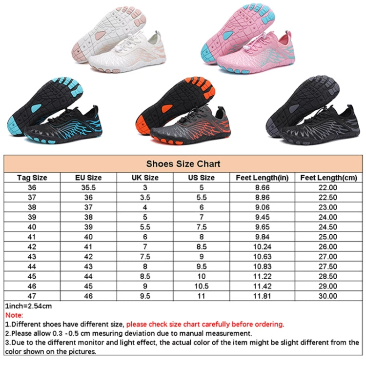 Womens Girls Water Shoes Quick Dry Aqua Socks Barefoot Beach Shoes Comfort Swim Sneakers, Size: 37(Pink) - Flat Shoes by PMC Jewellery | Online Shopping South Africa | PMC Jewellery