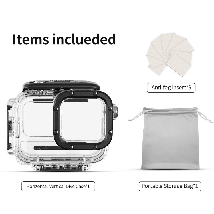 For Insta360 Ace Pro aMagisn Horizontal and Vertical Shooting Dive Shell 60m Waterproof Shell Accessories - Case & Bags by aMagisn | Online Shopping South Africa | PMC Jewellery | Buy Now Pay Later Mobicred