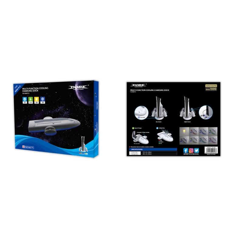 For PS5 Slim Console DOBE Multifunctional Charging Base with RGB Light - free shipping - PMC Jewellery - Order now!