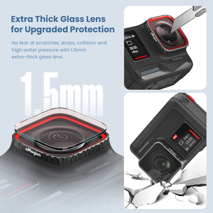 For Insta360 Ace CPL+ND8+ND16+ND32 aMagisn Waterproof Filter Protective Goggles Sports Camera Accessories - Len Accessories by aMagisn | Online Shopping South Africa | PMC Jewellery | Buy Now Pay Later Mobicred