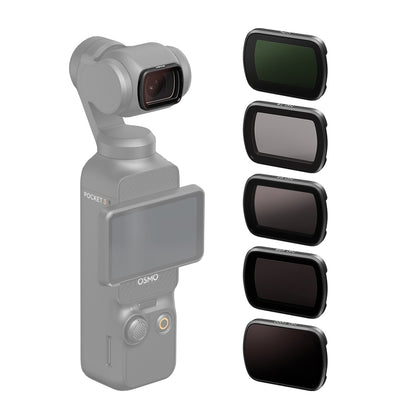 For DJI Osmo Pocket 3 aMagisn HD Double Sided Coated Filters Sports Camera Protective Goggles, Style: ND16+ND64+ND256 + CPL - Lens Accessories by aMagisn | Online Shopping South Africa | PMC Jewellery | Buy Now Pay Later Mobicred