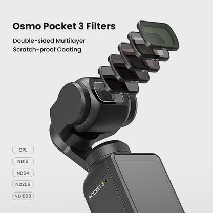 For DJI Osmo Pocket 3 aMagisn HD Double Sided Coated Filters Sports Camera Protective Goggles, Style: CPL - Lens Accessories by aMagisn | Online Shopping South Africa | PMC Jewellery | Buy Now Pay Later Mobicred