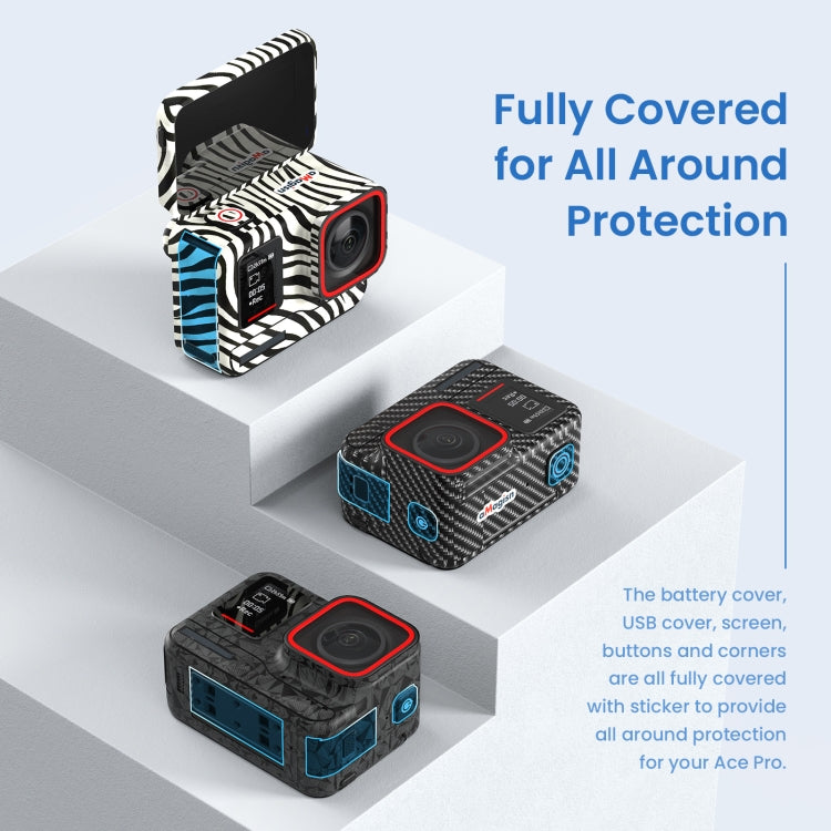For Insta360 Ace Pro aMagisn Body Sticker Sports Camera Accessories(Feather) - Protective Film & Stickers by aMagisn | Online Shopping South Africa | PMC TechLife | Buy Now Pay Later Mobicred