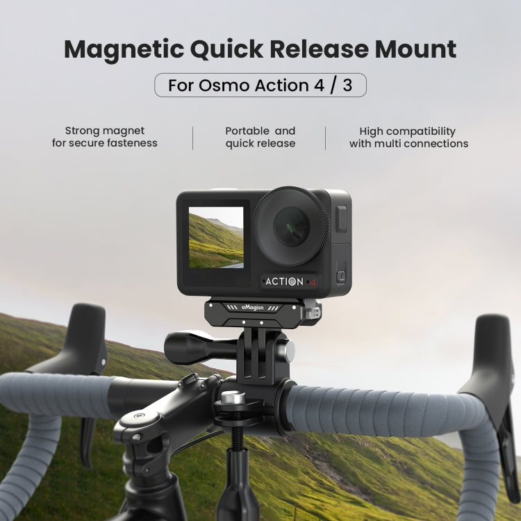 For DJI Osmo Action 4 / 3 aMagisn Magnetic Fast Disassembly Motion Camera Accessories - Other by aMagisn | Online Shopping South Africa | PMC Jewellery | Buy Now Pay Later Mobicred