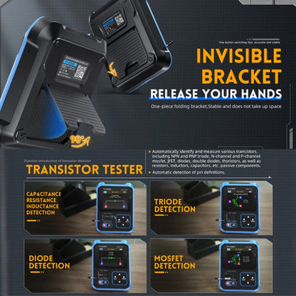 FNIRSI 3 In 1 Handheld Digital Oscilloscope LCR Transistor Tester, Specification: Standard - Digital Multimeter by FNIRSI | Online Shopping South Africa | PMC Jewellery | Buy Now Pay Later Mobicred