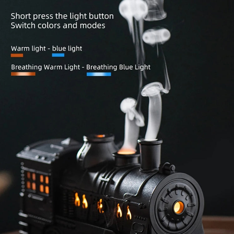 300ml Small Train Essential Oil Diffuser Humidifier With Remote Control EU Plug - free shipping - PMC TechLife - Order now!