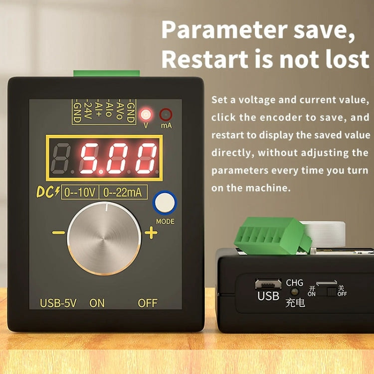 FNIRSI 0-12V/0-4-24mA Handheld Positive Negative Voltage Current Signal Generator(Without Battery) - Current & Voltage Tester by FNIRSI | Online Shopping South Africa | PMC TechLife | Buy Now Pay Later Mobicred