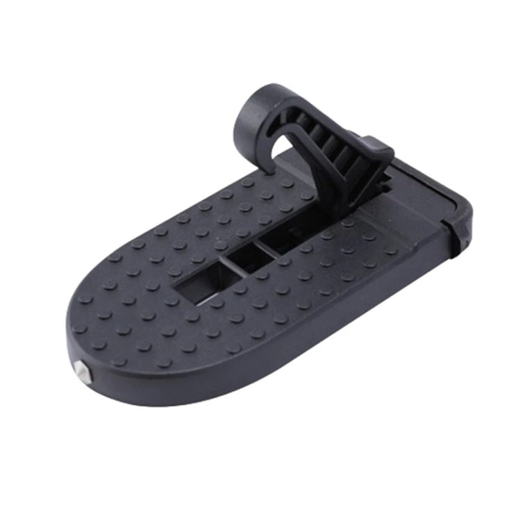 Car Hook Door Foldable Foot Pedal with Safety Hammer(Black) - free shipping - PMC TechLife - Order now!