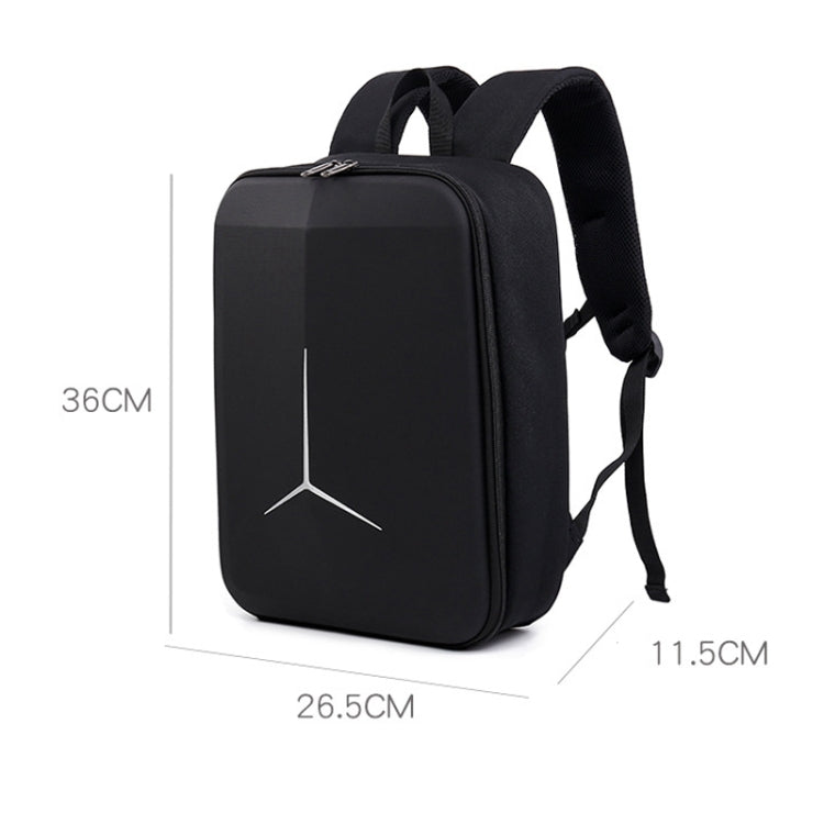 For DJI  Mini 4 PRO Backpack EVA Hard Shell Storage Bag(Black) - Backpacks & Bags by PMC TechLife | Online Shopping South Africa | PMC TechLife