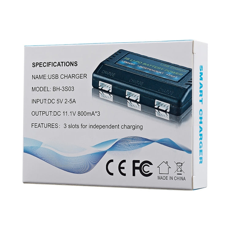 11.1V One Charge Three Water Bullet Rifle Li-Po Battery Balance Charging Case - Charger & Converter by PMC TechLife | Online Shopping South Africa | PMC TechLife | Buy Now Pay Later Mobicred