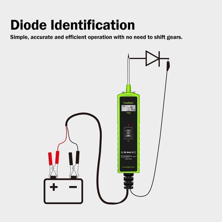 JDiag 6-30V Voltage Detector Automotive Power Circuit Diagnostic Diode(P60) - free shipping - PMC TechLife - Order now!