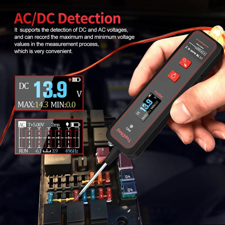 JDiag Mini Circuit Tester AC/DC Detection Multi-function Oscilloscope(P50 Pro) - Electronic Test by JDiag | Online Shopping South Africa | PMC TechLife | Buy Now Pay Later Mobicred