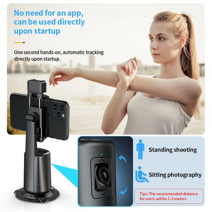 Pixel A200  Auto Tracking Gimbal Stabilizer 360 Degree Rotation Selfie Stick With Fill Light Set 2 - Handheld Gimbals by Pixel | Online Shopping South Africa | PMC Jewellery | Buy Now Pay Later Mobicred