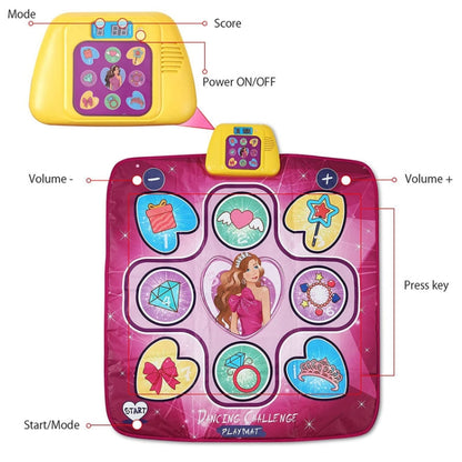 Children Music Dance Mat Electronic Music Dancing Game Pad Music Box Toys(Dinosaur) - Music Toys by PMC Jewellery | Online Shopping South Africa | PMC Jewellery | Buy Now Pay Later Mobicred