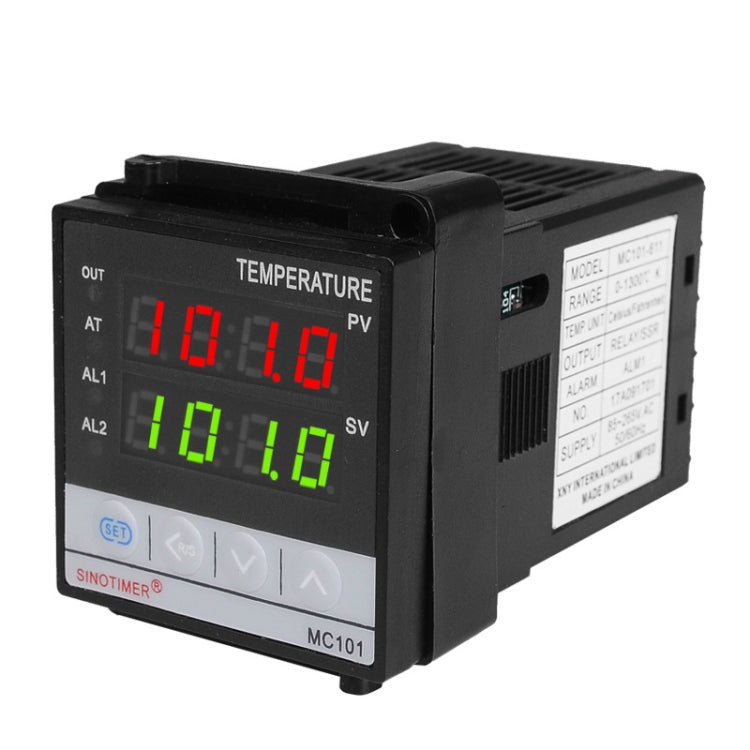 SINOTIMER MC101 Universal Input Short Case PID Intelligent Temperature Controller Meter Heating Cooling Relay SSR Solid State Output - Thermostat & Thermometer by SINOTIMER | Online Shopping South Africa | PMC Jewellery | Buy Now Pay Later Mobicred