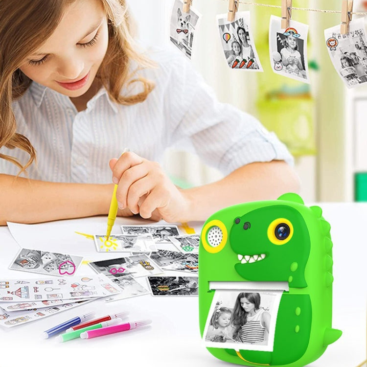 2.4 Inch 1080P HD Instant Printing Camera Children Thermal Printer With 32G TF Card(Green) - Children Cameras by PMC Jewellery | Online Shopping South Africa | PMC Jewellery | Buy Now Pay Later Mobicred