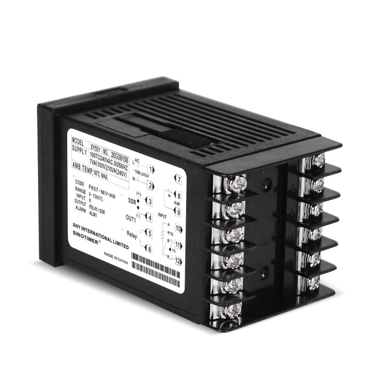 SINOTIMER XY501 Short Shell Intelligent PID Temperature Control Instrument Heating Refrigeration Relay SSR Solid State Output - Thermostat & Thermometer by SINOTIMER | Online Shopping South Africa | PMC TechLife | Buy Now Pay Later Mobicred