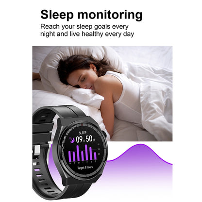 GT3Pro 1.28-Inch Health Monitoring Bluetooth Call Smart Watch With NFC, Color: Silver Silicone - Smart Watches by PMC Jewellery | Online Shopping South Africa | PMC Jewellery