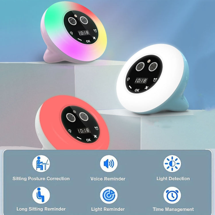 Multifunctional Alarm Clock Time Management Sitting Correction Reminder(White) - Alarm Clocks by PMc TechLife | Online Shopping South Africa | PMc TechLife | Buy Now Pay Later Mobicred