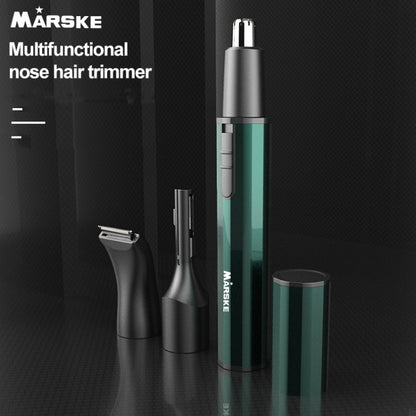 MARSKE  MS-7111 3 In 1 Electric Nose Hair Trimmer Type-C Rechargeable Grooming Instrument(Black) - Hair Removal by MARSKE | Online Shopping South Africa | PMC Jewellery | Buy Now Pay Later Mobicred