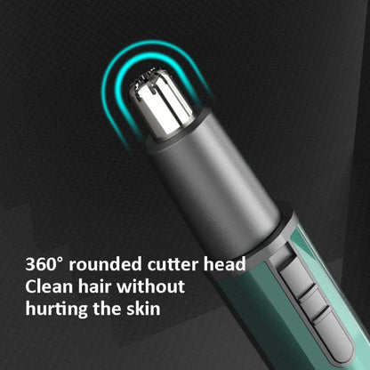 MARSKE  MS-7111 3 In 1 Electric Nose Hair Trimmer Type-C Rechargeable Grooming Instrument(Green) - Hair Removal by MARSKE | Online Shopping South Africa | PMC Jewellery | Buy Now Pay Later Mobicred