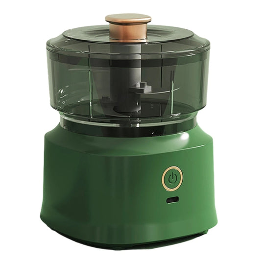 JRQ-01 Home Wireless Electric Meat Grinder Kitchen Garlic Pounder, Size: Double-click(Green) - Stirrer & Squeezer by PMC Jewellery | Online Shopping South Africa | PMC Jewellery | Buy Now Pay Later Mobicred