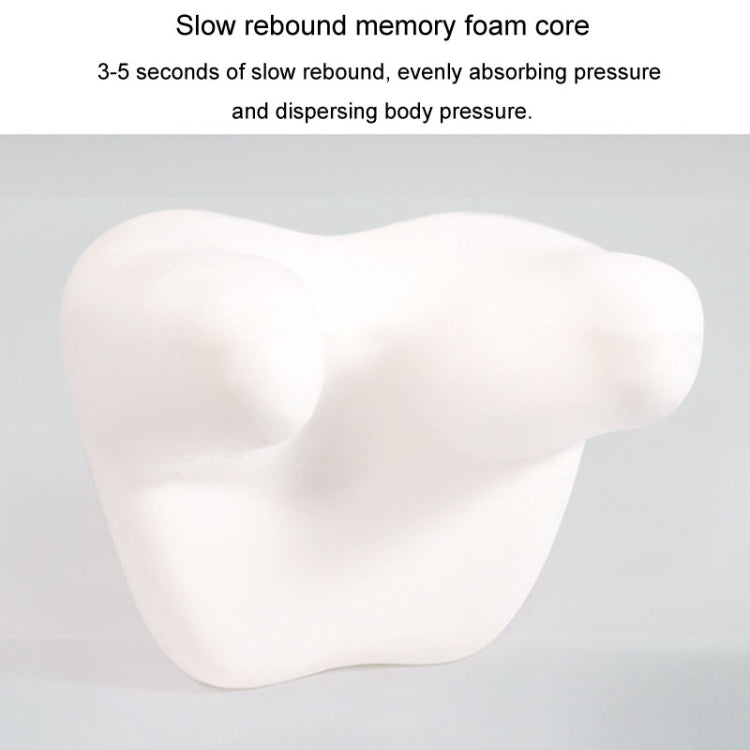 BEWALKER Car Headrest Memory Foam Neck Support Pillow Car Seat Cervical Cushion(Grey) - Seat Accessories by BEWALKER | Online Shopping South Africa | PMC TechLife | Buy Now Pay Later Mobicred