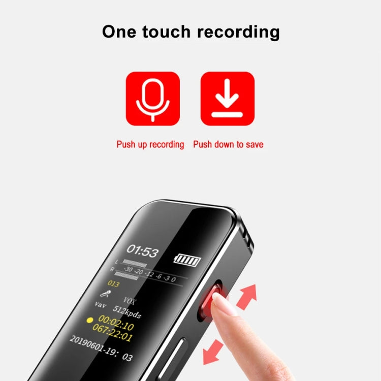 G1 0.96-Inch IPS Color Screen HD Smart Mini Noise Reduction Timer Recorder, Capacity: 16GB - Recording Pen by PMC TechLife | Online Shopping South Africa | PMC TechLife | Buy Now Pay Later Mobicred