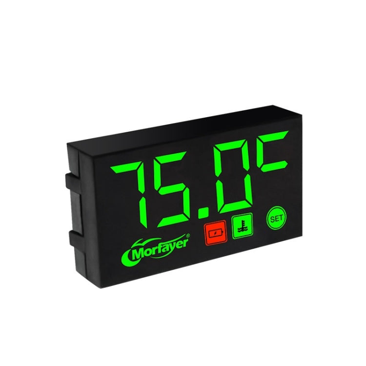 Compact LED Digital Display Time Voltmeter, Specification: 2 in 1 Water Temperature Green - Electrical Instruments by PMC TechLife | Online Shopping South Africa | PMC TechLife | Buy Now Pay Later Mobicred