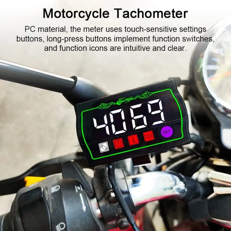 4 in 1 Water Temperature Meter Morfayer Locomotive Intelligent Multi-function Tachometer - free shipping - PMC TechLife - Order now!