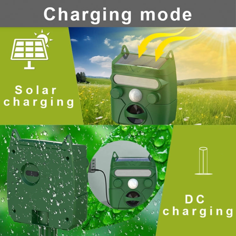 Solar Animal Driver Ultrasonic Outdoor Bird Repeller Electronic Mouse Repeller - free shipping - PMC TechLife - Order now!