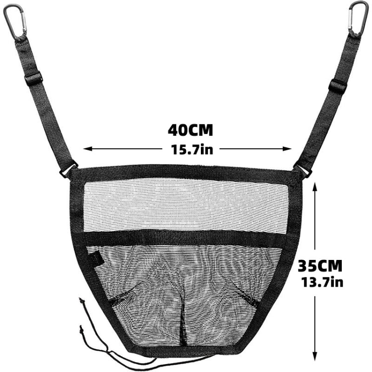 Car Storage Bag Multifunctional Pet Barrier Mesh Bag(Black) - Stowing Tidying by PMC TechLife | Online Shopping South Africa | PMC TechLife | Buy Now Pay Later Mobicred