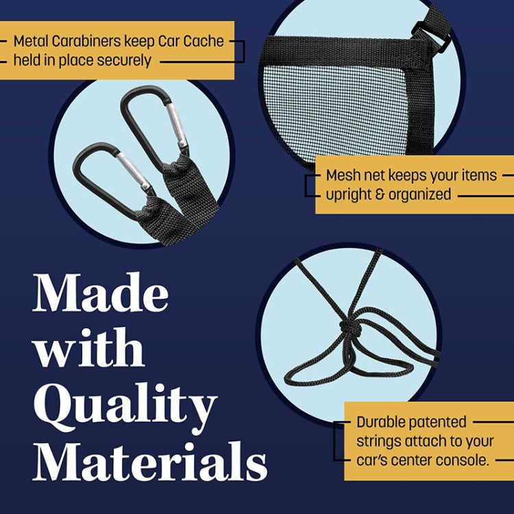 Car Storage Bag Multifunctional Pet Barrier Mesh Bag(Black) - Stowing Tidying by PMC TechLife | Online Shopping South Africa | PMC TechLife | Buy Now Pay Later Mobicred