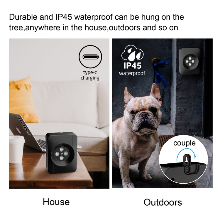 Anti Barking Device for Dogs With 4 Enhanced Ultrasonic Transmitter 3 Adjustable Levels(Black) - Training Aids by PMC TechLife | Online Shopping South Africa | PMC TechLife | Buy Now Pay Later Mobicred