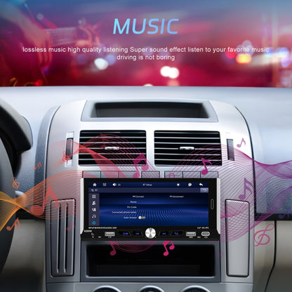 Single Spindle 6.9 inch MP5 With Knob Player Carplay Function Car MP4 Backup Camera, Specification: Standard+12 Light Camera - Car MP3 & MP4 & MP5 by PMC Jewellery | Online Shopping South Africa | PMC Jewellery | Buy Now Pay Later Mobicred