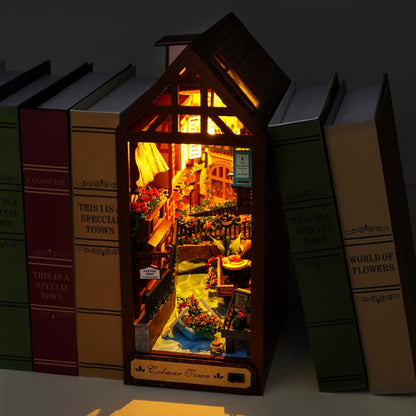 DIY Assembled LED 3D House Model Bookends Kid Toys Glowing Birthday Gift, Color: TC16 Youran Years - Puzzle Toys by PMC Jewellery | Online Shopping South Africa | PMC Jewellery | Buy Now Pay Later Mobicred