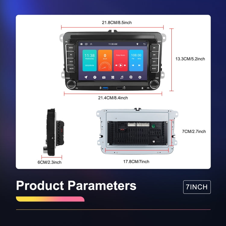 For Volkswagen/Skoda 1+32G Player Large Screen Carplay Android Navigation Reversing Camera Integrated Machine(Standard) - Car MP3 & MP4 & MP5 by PMC TechLife | Online Shopping South Africa | PMC TechLife | Buy Now Pay Later Mobicred