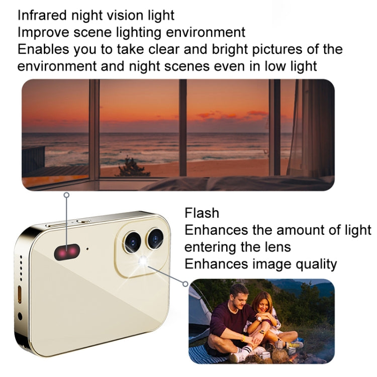 D6 CCD HD Digital Camera Movie Music Smart Camera Touch Screen Student Card Video Recorder, Excluding Memory(Black) - Video Cameras by PMC TechLife | Online Shopping South Africa | PMC TechLife | Buy Now Pay Later Mobicred