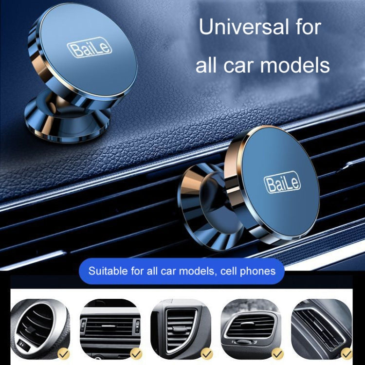 BaiLe Magnetic Car Phone Holder Universal Car Dashboard Fixed Navigation Bracket, Color: Sticker Silver - free shipping - PMC Jewellery - Order now!