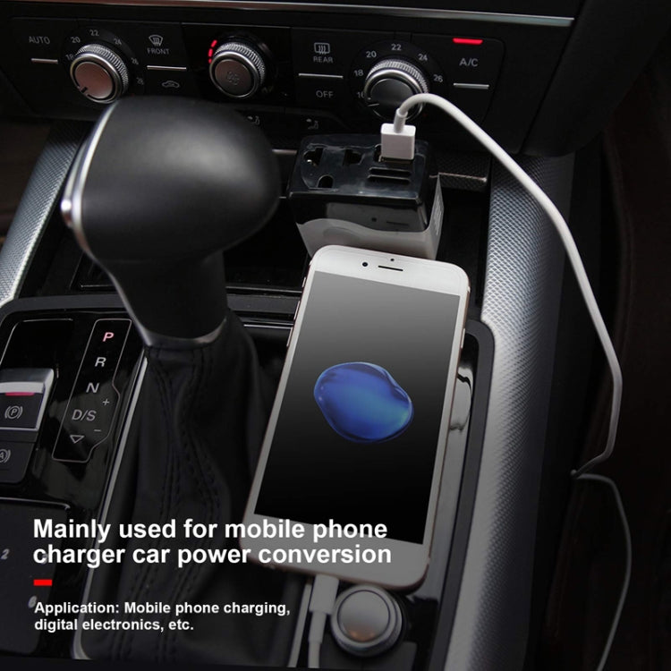 12V/24V To 220V Auto Car Power Converter Adapter With USB Charging Port - free shipping - PMC TechLife - Order now!